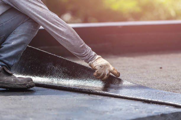 Professional Waterproofing technician working in Clyde, NC